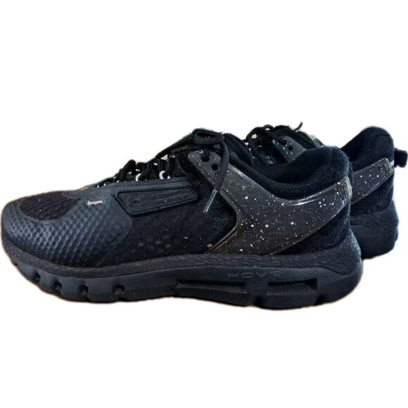 Under Armour Men's 8.5 Low Cut Michelin Sole HOVR Black Athletic Shoes - Picture 6 of 13